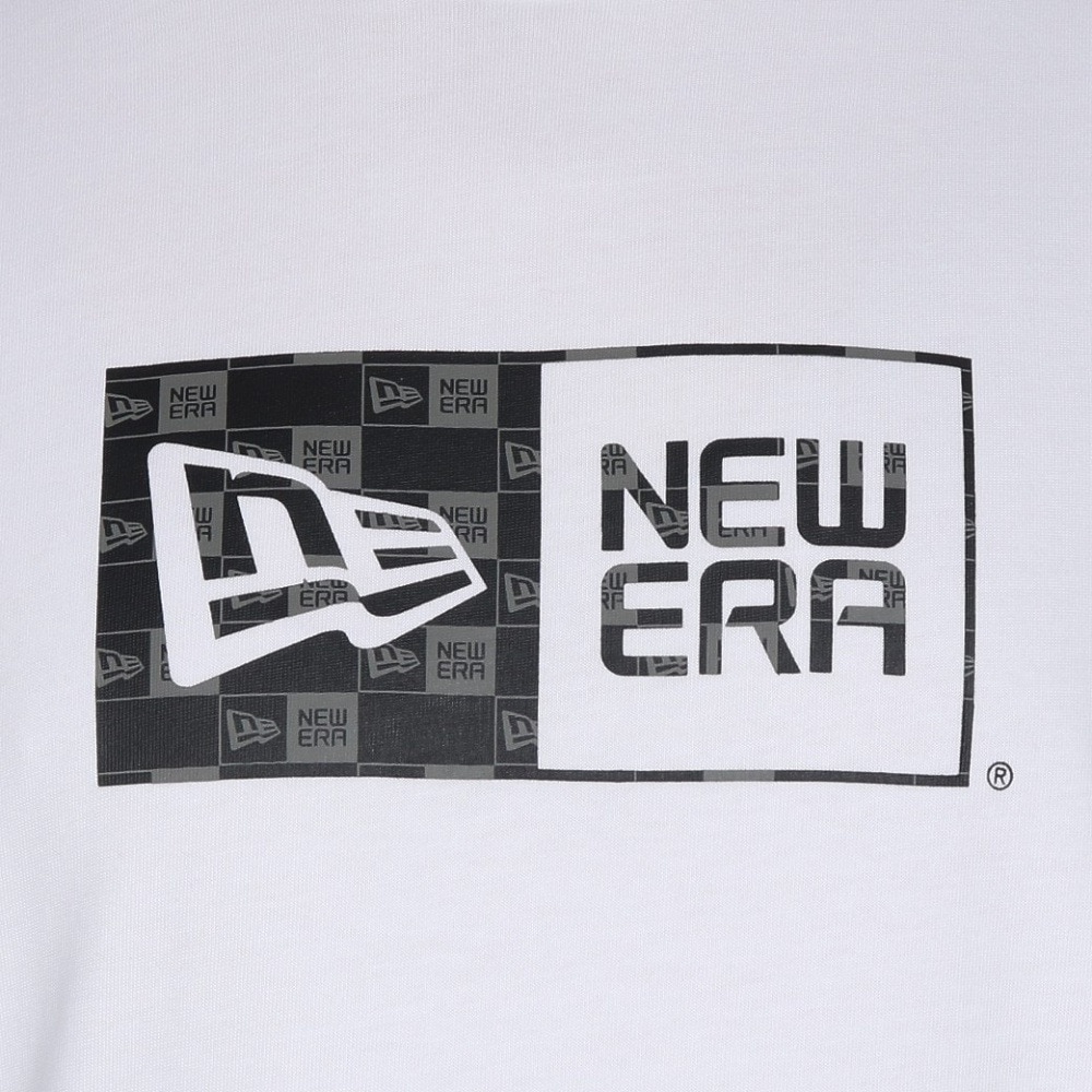 ニューエラ（NEW ERA）（メンズ）長袖コットンTシャツ ボックスロゴ パターン 14324722