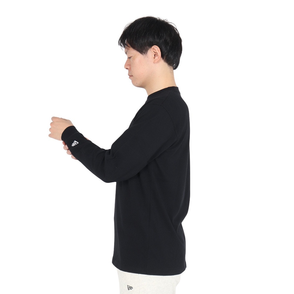 ニューエラ（NEW ERA）（メンズ）長袖コットンTシャツ ボックスロゴ パターン 14324723