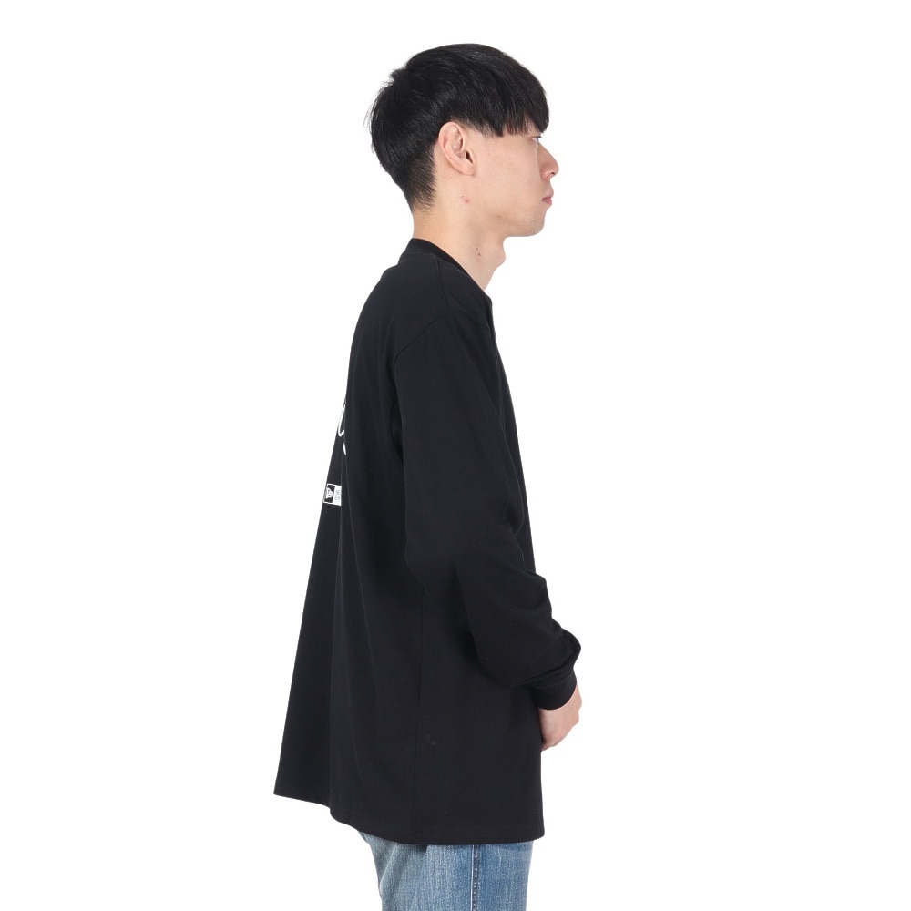 ニューエラ（NEW ERA）（メンズ、レディース）長袖 オーバーサイズド コットン Tシャツ New York Magazine 14350607