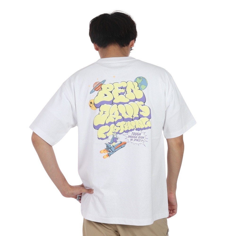 ベンデイビス（BEN DAVIS）（メンズ）ランチスモーク半袖Tシャツ 24580036-WHT