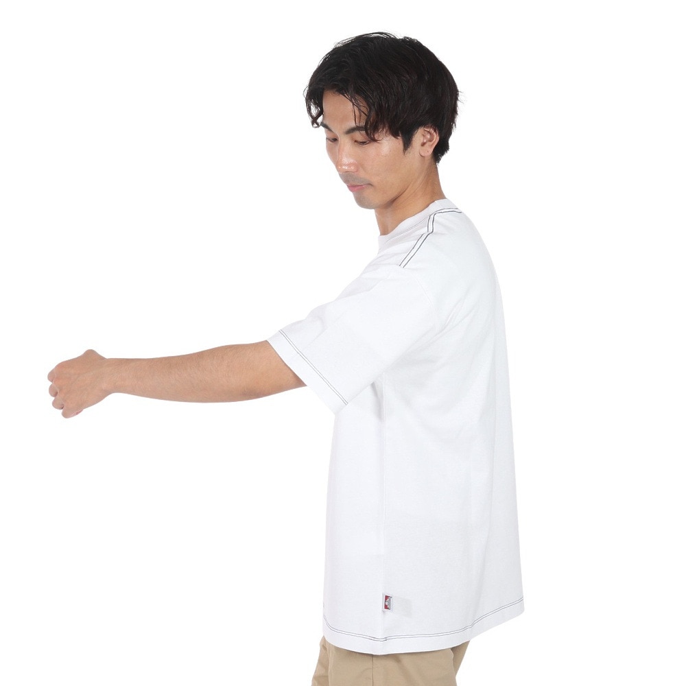 ベンデイビス（BEN DAVIS）（メンズ）スプレーアート半袖Tシャツ 24580037-WHT