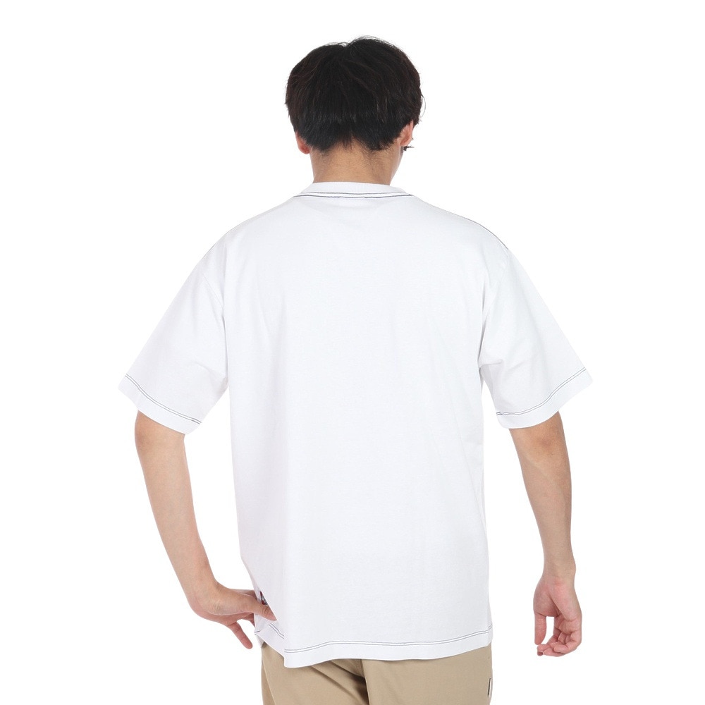 ベンデイビス（BEN DAVIS）（メンズ）スプレーアート半袖Tシャツ 24580037-WHT