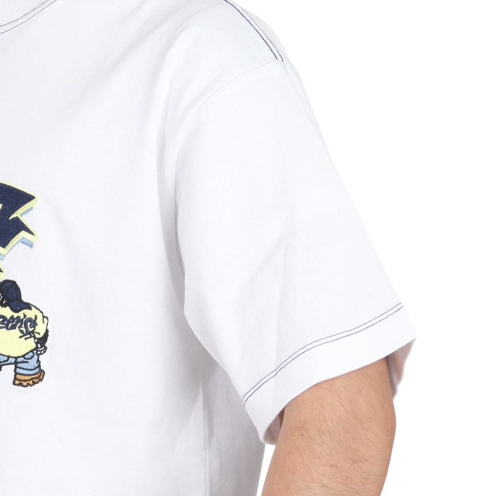 ベンデイビス（BEN DAVIS）（メンズ）スプレーアート半袖Tシャツ 24580037-WHT