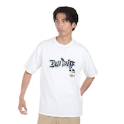 (メンズ)スプレーアート半袖Tシャツ 24580037-WHT