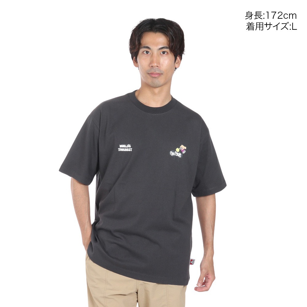 ベンデイビス（BEN DAVIS）（メンズ）スプレーピース 半袖Tシャツ 24580042-CHA