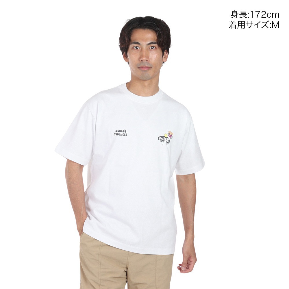 ベンデイビス（BEN DAVIS）（メンズ）スプレーピース 半袖Tシャツ 24580042-WHT