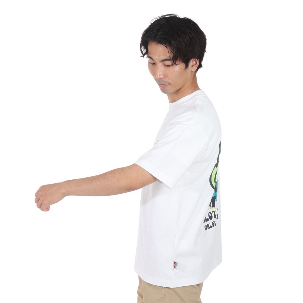 ベンデイビス（BEN DAVIS）（メンズ）スプレーピース 半袖Tシャツ 24580042-WHT