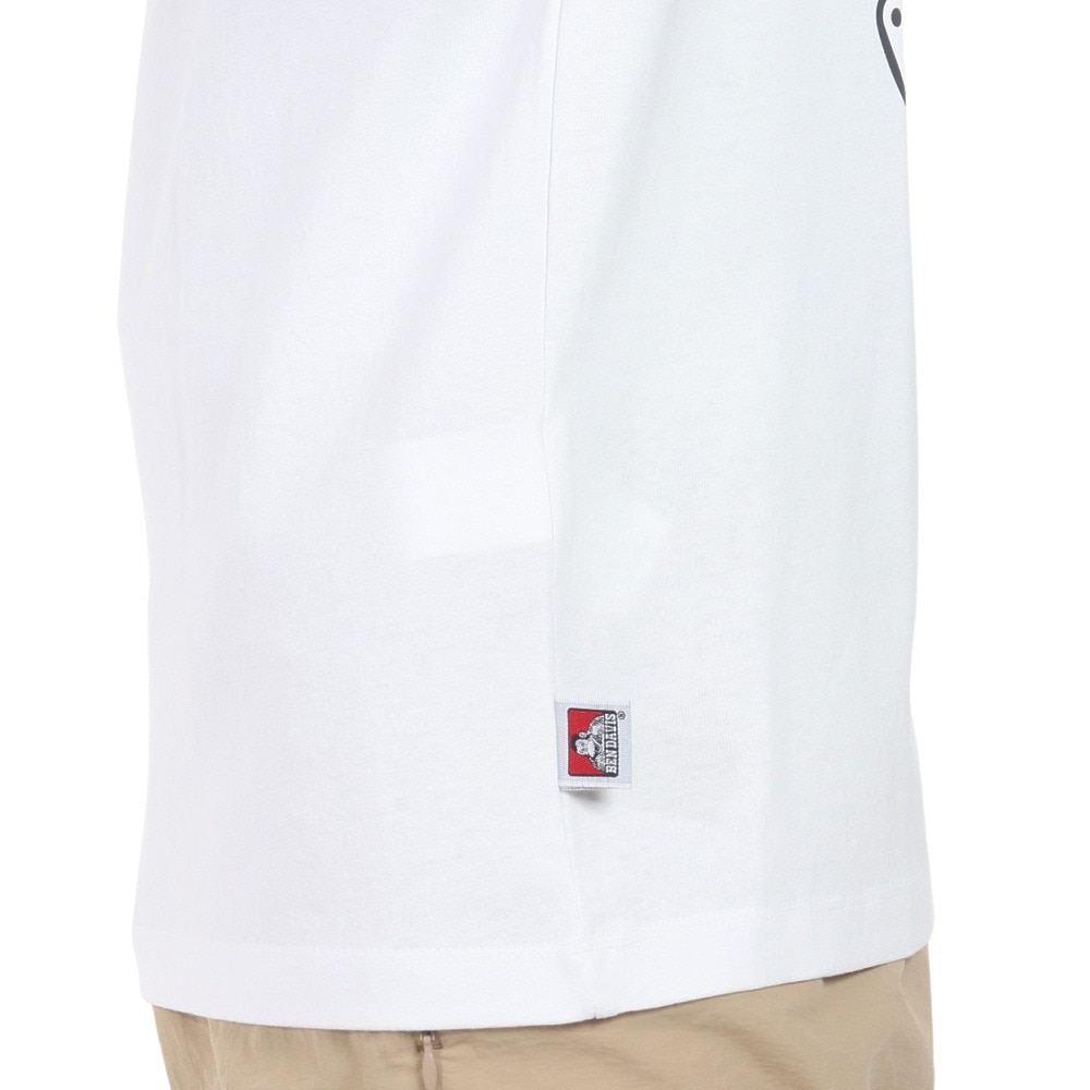 ベンデイビス（BEN DAVIS）（メンズ）スプレーピース 半袖Tシャツ 24580042-WHT