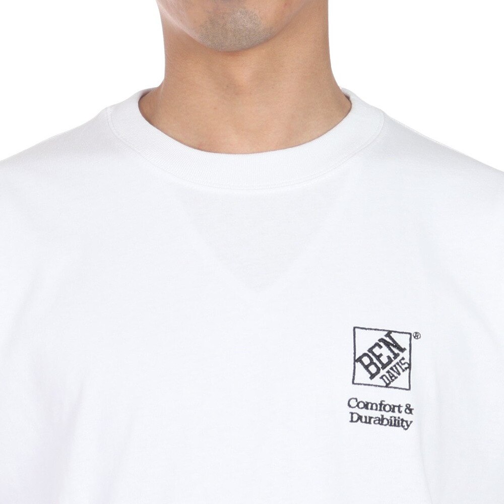 ベンデイビス（BEN DAVIS）（メンズ）フリッジドア 半袖Tシャツ 24580043-WHT