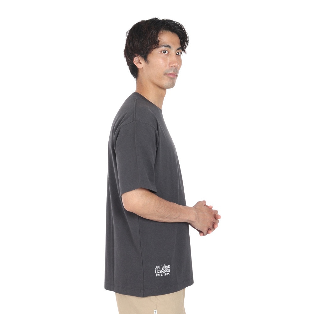 ベンデイビス（BEN DAVIS）（メンズ）刺繍半袖Tシャツ 24580053-CHA