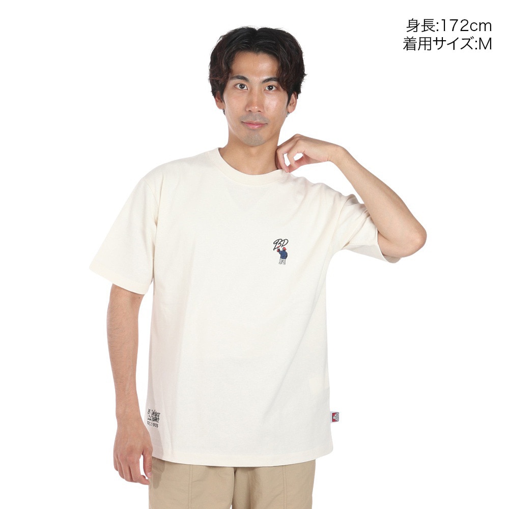 ベンデイビス（BEN DAVIS）（メンズ）刺繍半袖Tシャツ 24580053-OAT