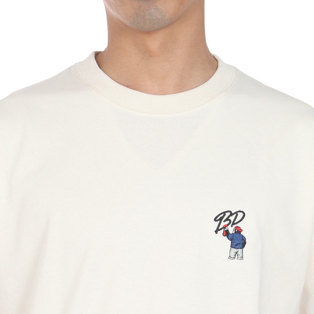 ベンデイビス（BEN DAVIS）（メンズ）刺繍半袖Tシャツ 24580053-OAT