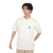 (メンズ)刺繍半袖Tシャツ 24580053-OAT