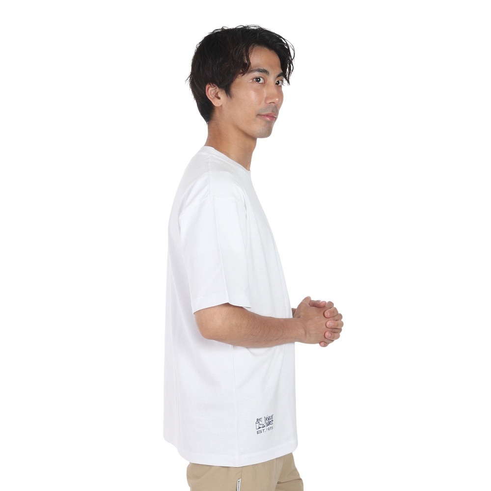 ベンデイビス（BEN DAVIS）（メンズ）刺繍半袖Tシャツ 24580053-WHT