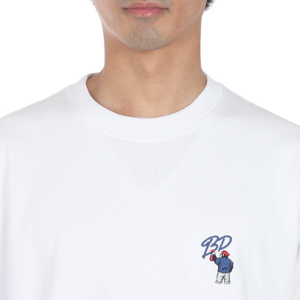 ベンデイビス（BEN DAVIS）（メンズ）刺繍半袖Tシャツ 24580053-WHT