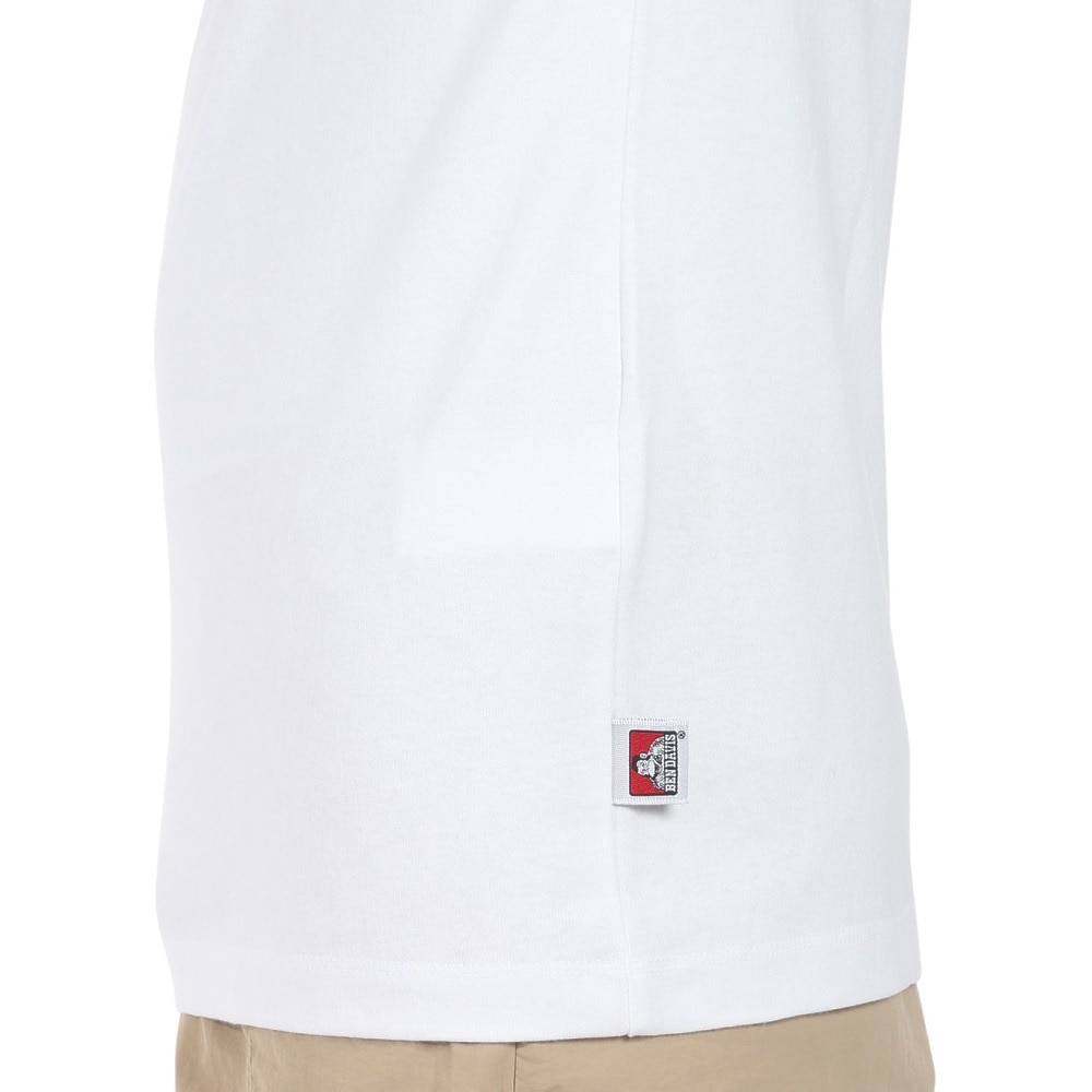 ベンデイビス（BEN DAVIS）（メンズ）刺繍半袖Tシャツ 24580053-WHT