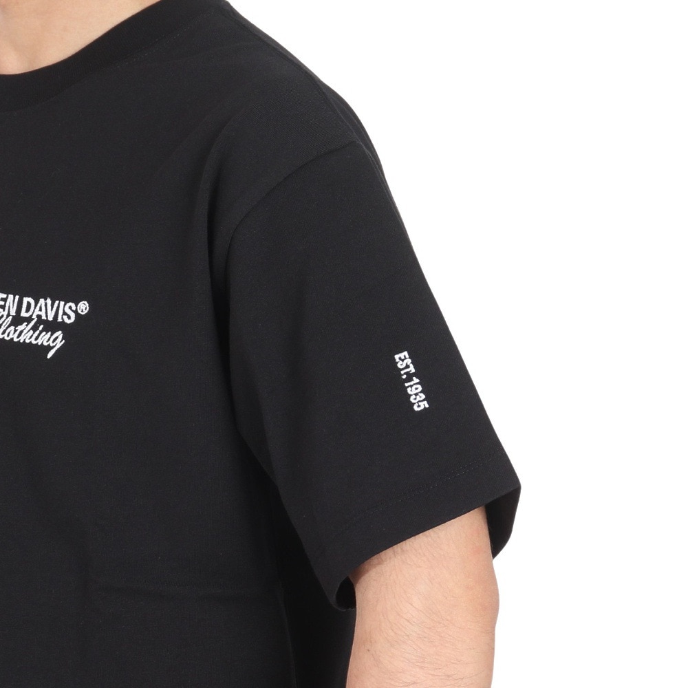 ベンデイビス（BEN DAVIS）（メンズ）スリーポイント 半袖Tシャツ 24580054-BLK