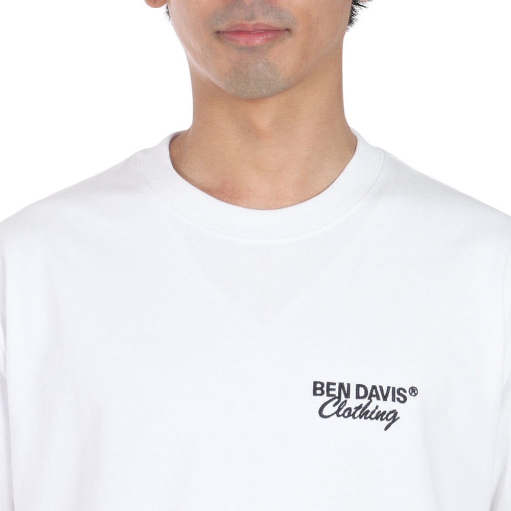 ベンデイビス（BEN DAVIS）（メンズ）スリーポイント 半袖Tシャツ 24580054-WHT