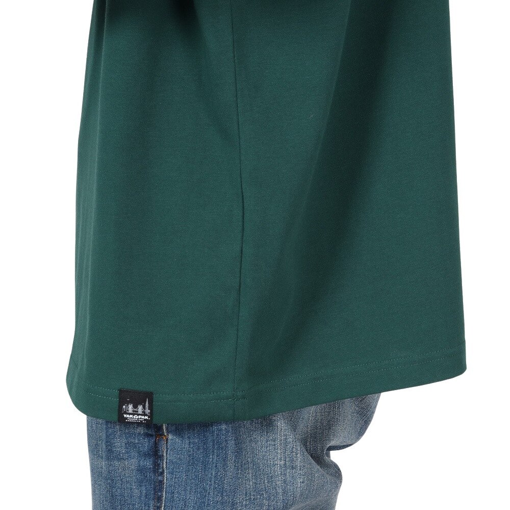 ヤックパック（YAK PAK）（メンズ）無地 モックネック ロングTシャツ 4710017-56 IGR