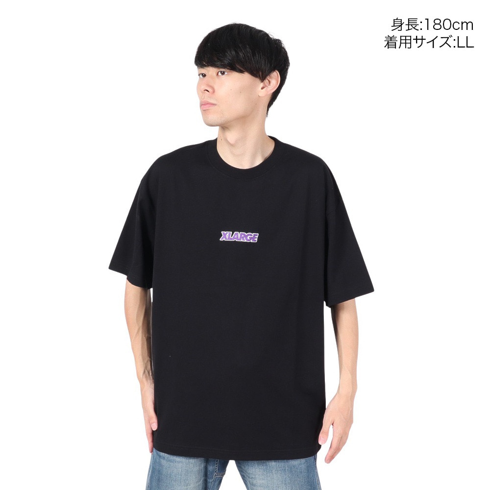 エクストララージ（XLARGE）（メンズ）スタンダード ロゴ ショートスリーブTシャツ 101243011019-BLACK