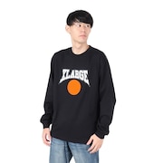 (メンズ)チーム ロゴ ロングスリーブTシャツ 101243011028-BLACK