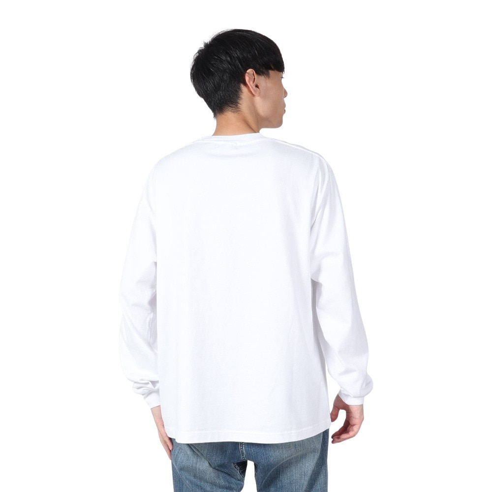 エクストララージ（XLARGE）（メンズ）チームロゴ ロングスリーブTシャツ 101243011028-WHITE