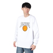 (メンズ)チームロゴ ロングスリーブTシャツ 101243011028-WHITE
