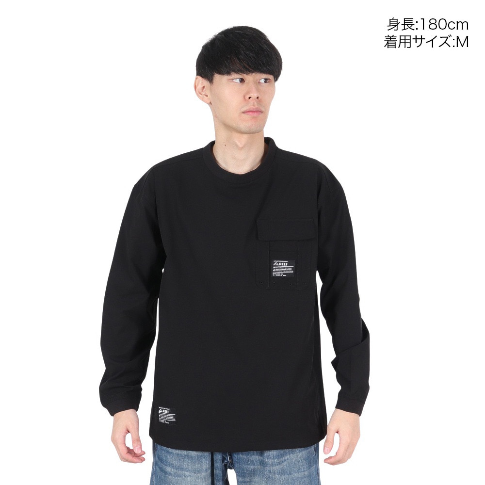 リーフ（REEF）（メンズ）バハ ロングスリーブTシャツ RFTEM2430-BLK