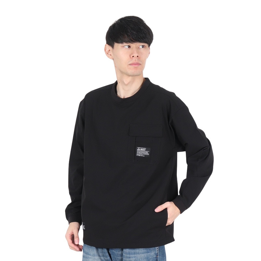 リーフ（REEF）（メンズ）バハ ロングスリーブTシャツ RFTEM2430-BLK