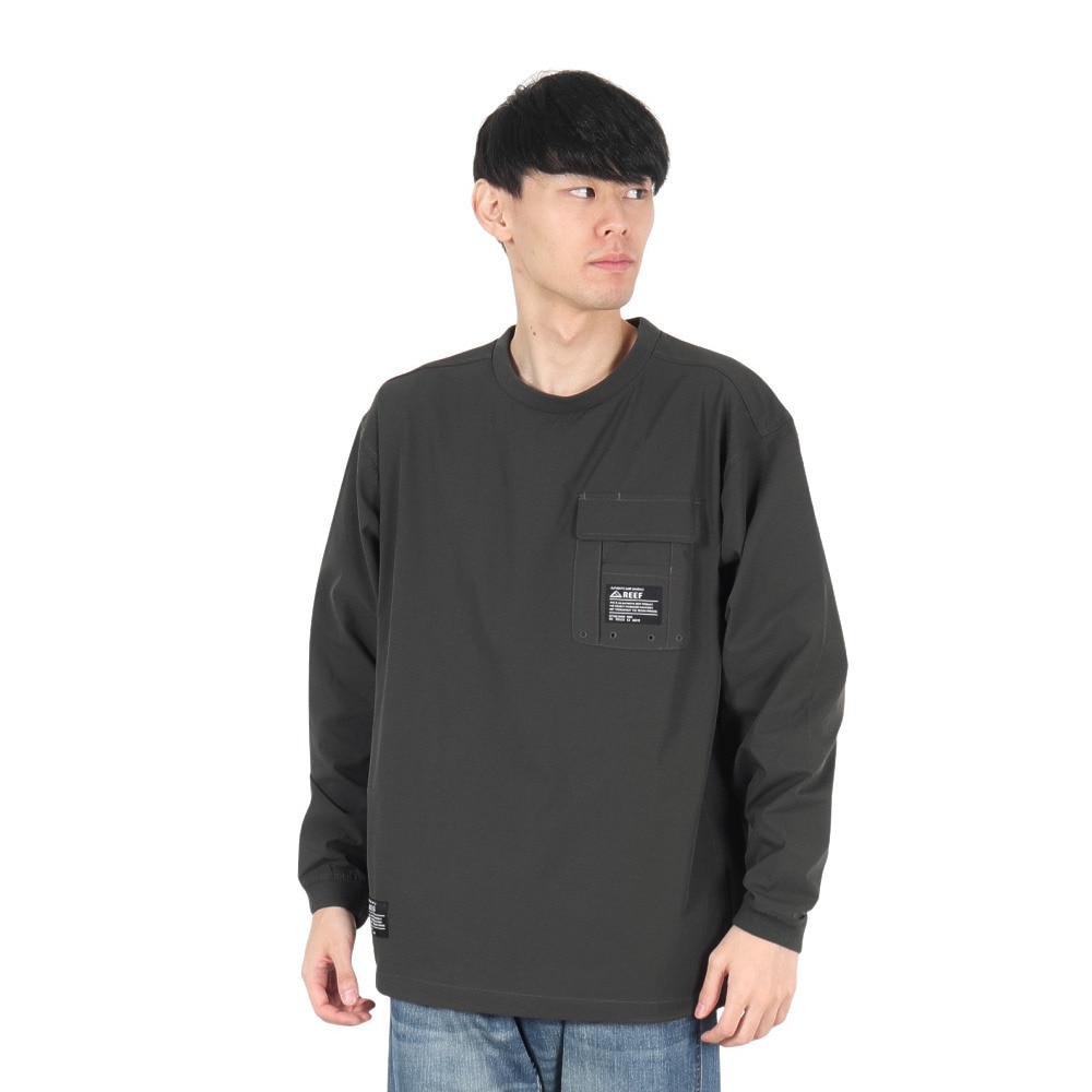 リーフ（REEF）（メンズ）バハ ロングスリーブTシャツ RFTEM2430-C.GRY