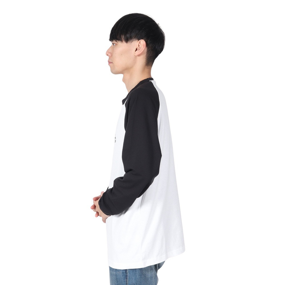 リーフ（REEF）（メンズ）ラグラン ロングスリーブTシャツ RFTEM2431-WT/BK