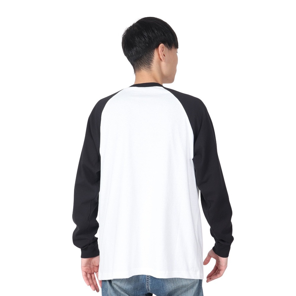 リーフ（REEF）（メンズ）ラグラン ロングスリーブTシャツ RFTEM2431-WT/BK