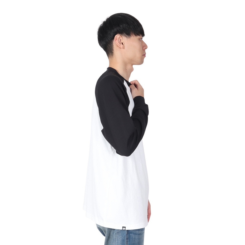 リーフ（REEF）（メンズ）ラグラン ロングスリーブTシャツ RFTEM2431-WT/BK