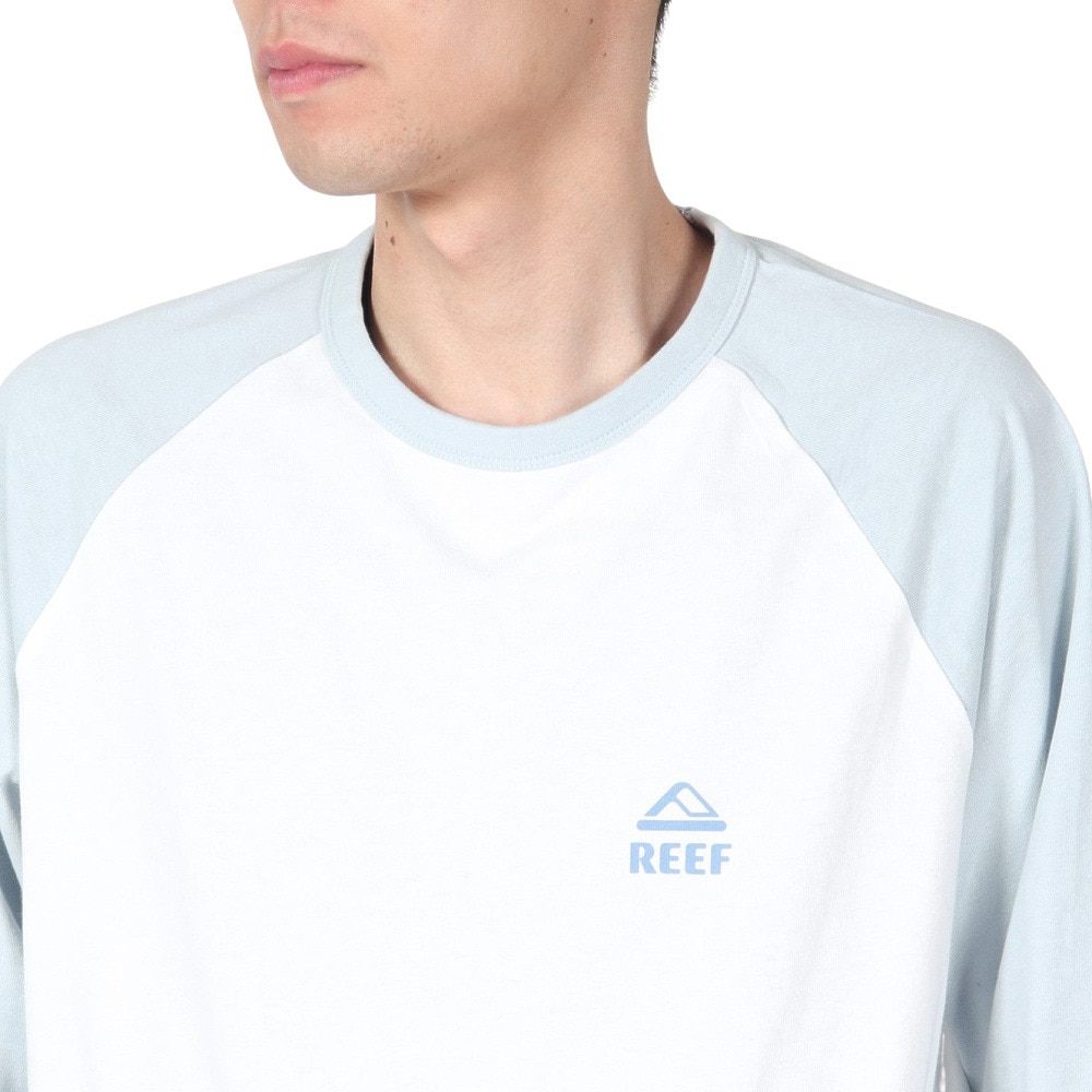 リーフ（REEF）（メンズ）ラグラン長袖Tシャツ RFTEM2431-WT/BL