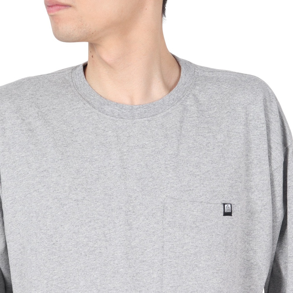 リーフ（REEF）（メンズ）BEACH ロングスリーブTシャツ RFTEM2432-A.GRY