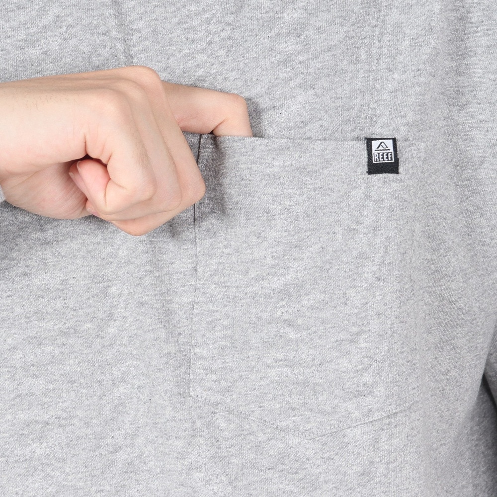 リーフ（REEF）（メンズ）BEACH ロングスリーブTシャツ RFTEM2432-A.GRY