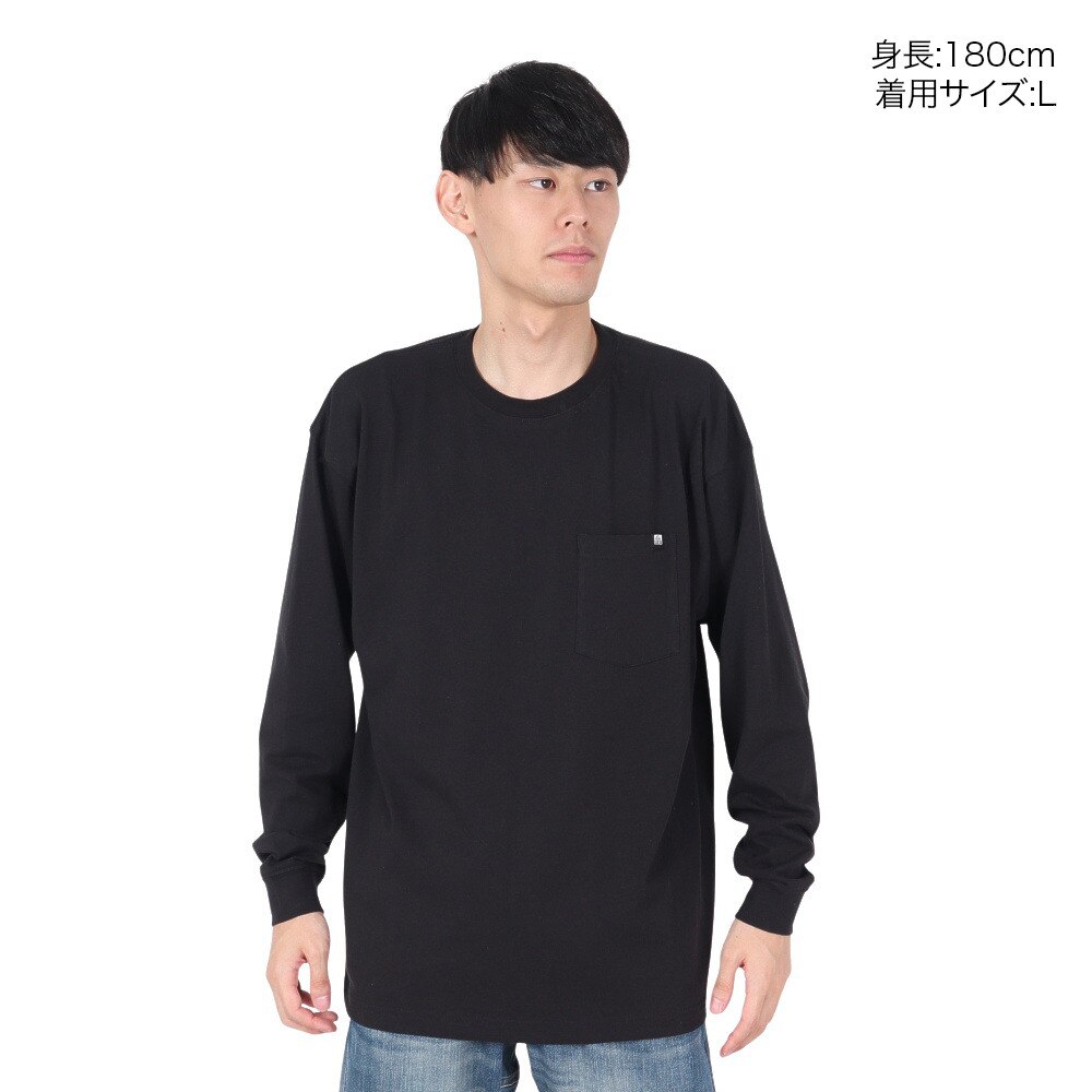 リーフ（REEF）（メンズ）BEACH ロングスリーブTシャツ RFTEM2432-BLK