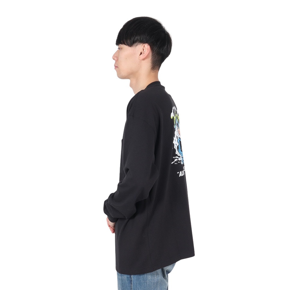 リーフ（REEF）（メンズ）BEACH ロングスリーブTシャツ RFTEM2432-BLK
