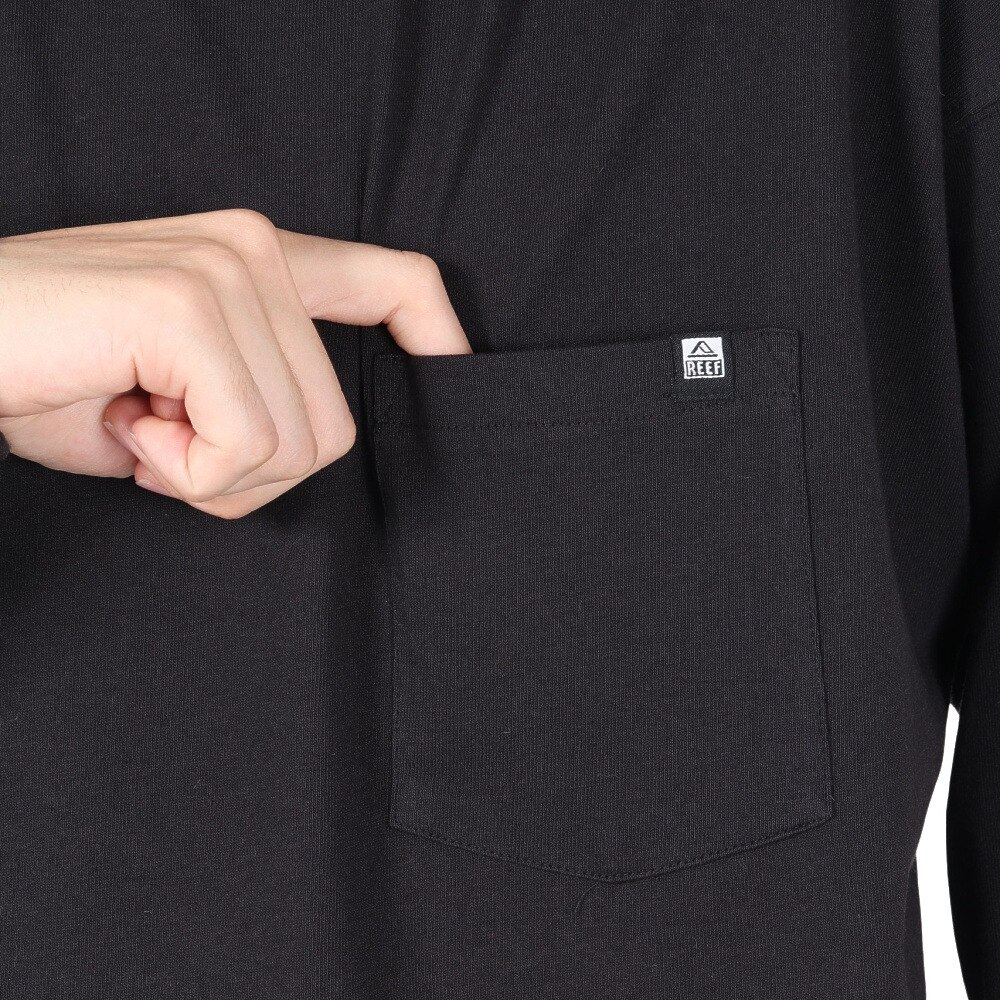 リーフ（REEF）（メンズ）BEACH ロングスリーブTシャツ RFTEM2432-BLK