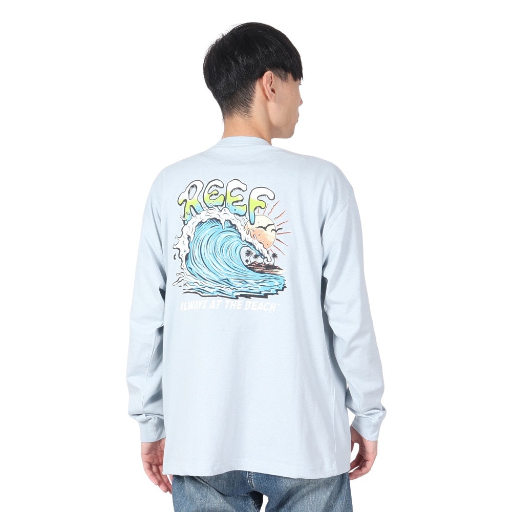 リーフ（REEF）（メンズ）BEACH ロングスリーブTシャツ RFTEM2432-BLU