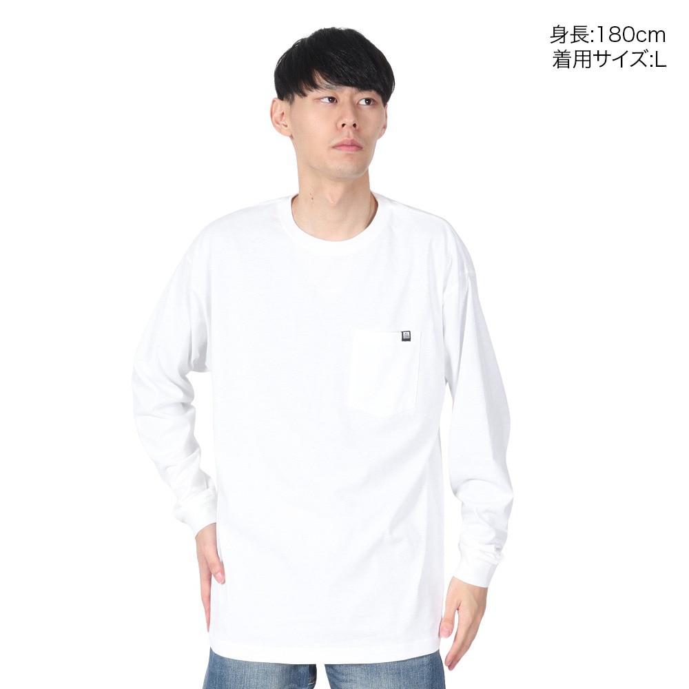 リーフ（REEF）（メンズ）BEACH ロングスリーブTシャツ RFTEM2432-WHT