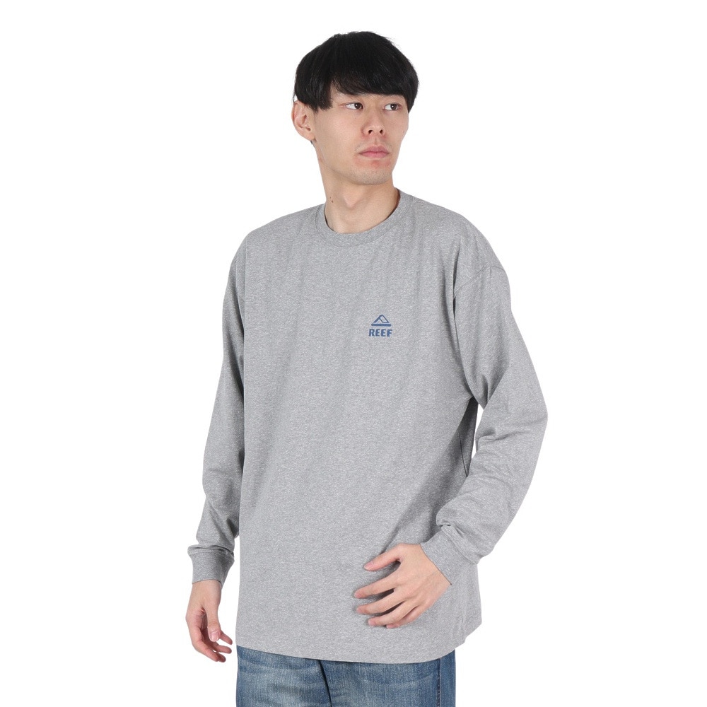 リーフ（REEF）（メンズ）OUTDOORZ ロングスリーブTシャツ RFTEM2433-A.GRY