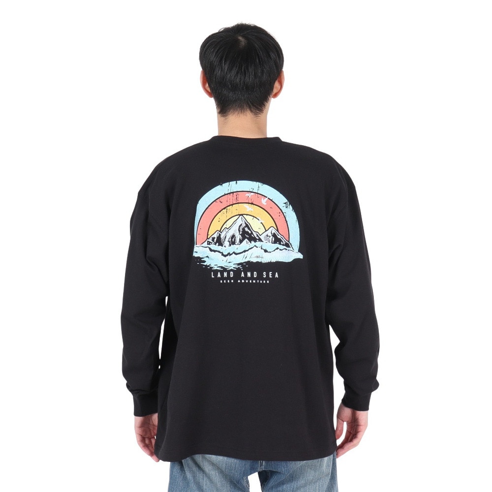 リーフ（REEF）（メンズ）OUTDOORZ ロングスリーブTシャツ RFTEM2433-BLK
