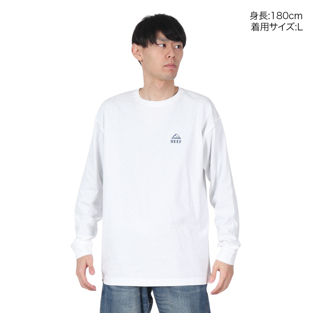 リーフ（REEF）（メンズ）OUTDOORZ ロングスリーブTシャツ RFTEM2433-WHT