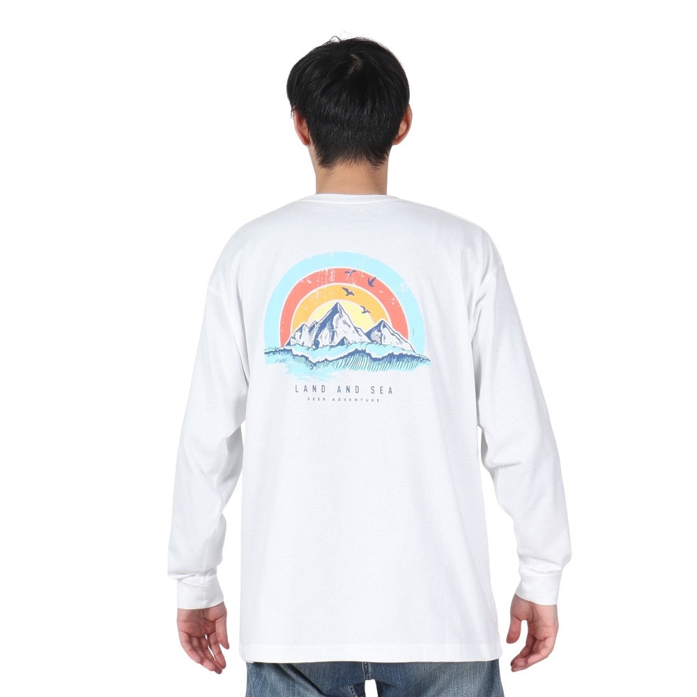 リーフ（REEF）（メンズ）OUTDOORZ ロングスリーブTシャツ RFTEM2433-WHT