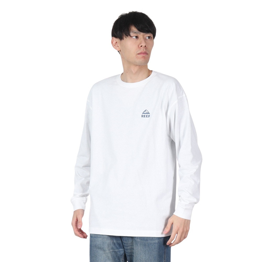 リーフ（REEF）（メンズ）OUTDOORZ ロングスリーブTシャツ RFTEM2433-WHT