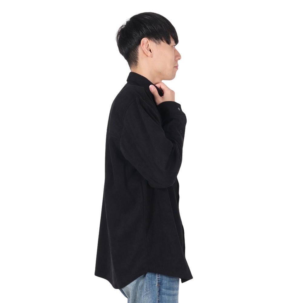 リーフ（REEF）（メンズ）コーデュロイ ロングスリーブシャツ RFWSM2431-BLK