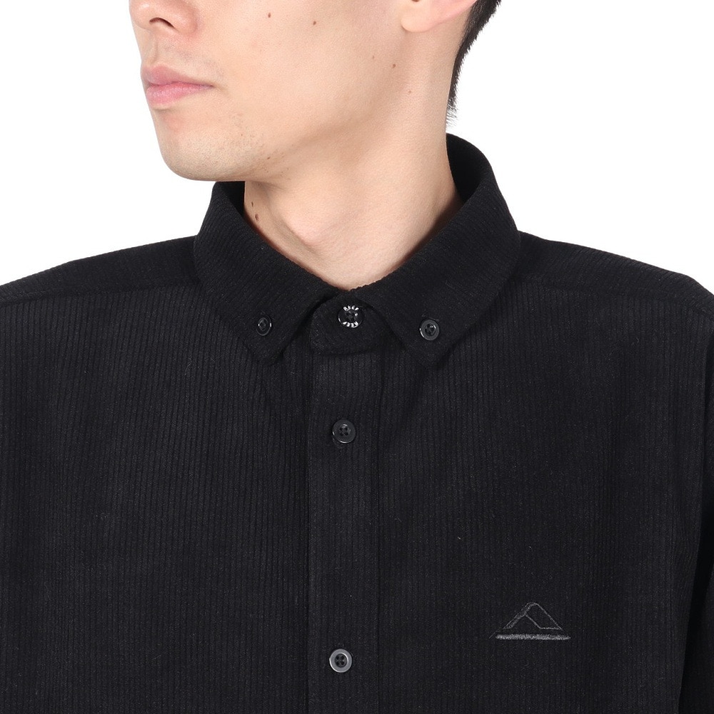 リーフ（REEF）（メンズ）コーデュロイ ロングスリーブシャツ RFWSM2431-BLK
