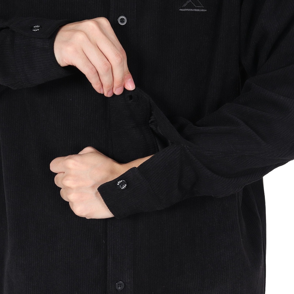 リーフ（REEF）（メンズ）コーデュロイ ロングスリーブシャツ RFWSM2431-BLK