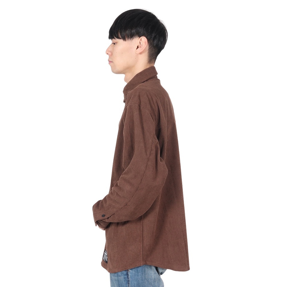 リーフ（REEF）（メンズ）コーデュロイ ロングスリーブシャツ RFWSM2431-BRW